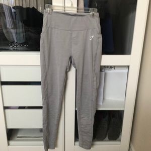 Gymshark light grey leggings M